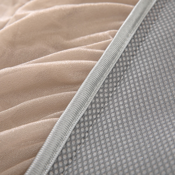 91家纺网 家纺一手货源 找家纺 木兰花 2026新款凉豆豆款PE高分子复合凉感席床盖款凉席三件套-可配同色系夏被(控价228) 清凉夏日-咖啡