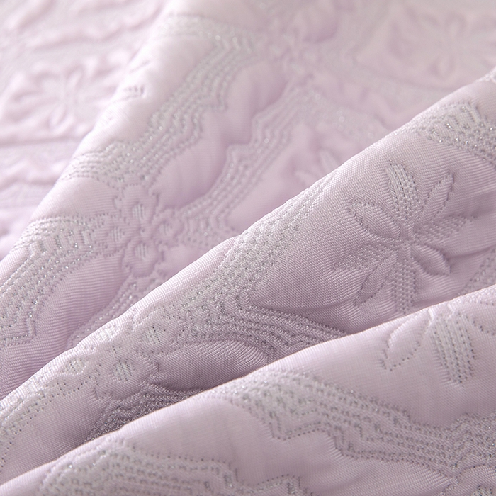 91家纺网 家纺一手货源 找家纺 木兰花 2026新款凉豆豆款PE高分子复合凉感席床盖款凉席三件套-可配同色系夏被(控价228) 清凉夏日-紫色