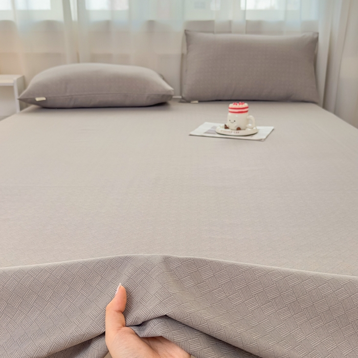 91家纺网 家纺一手货源 找家纺 爱彼家纺 2026夏季新款亲肤原棉老粗布透气印花床单单件热门热门床单款新升级-细沙老粗布 卡其