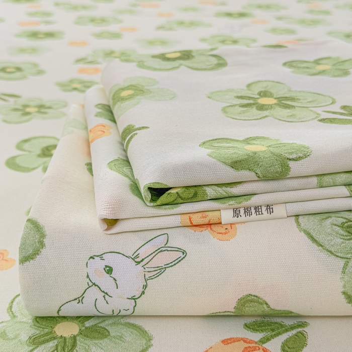 爱彼家纺 2026夏季新款亲肤原棉老粗布透气印花床单单件热门热门床单款新升级-细沙老粗布 绿果花香