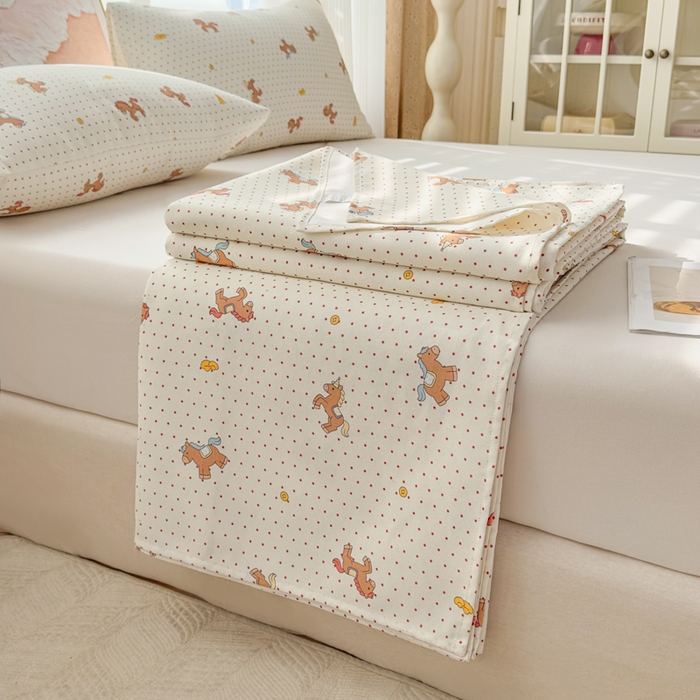 91家纺网 家纺一手货源 找家纺 爱彼家纺 2026夏季新款亲肤原棉老粗布透气印花床单单件热门热门床单款新升级-细沙老粗布 马上发财