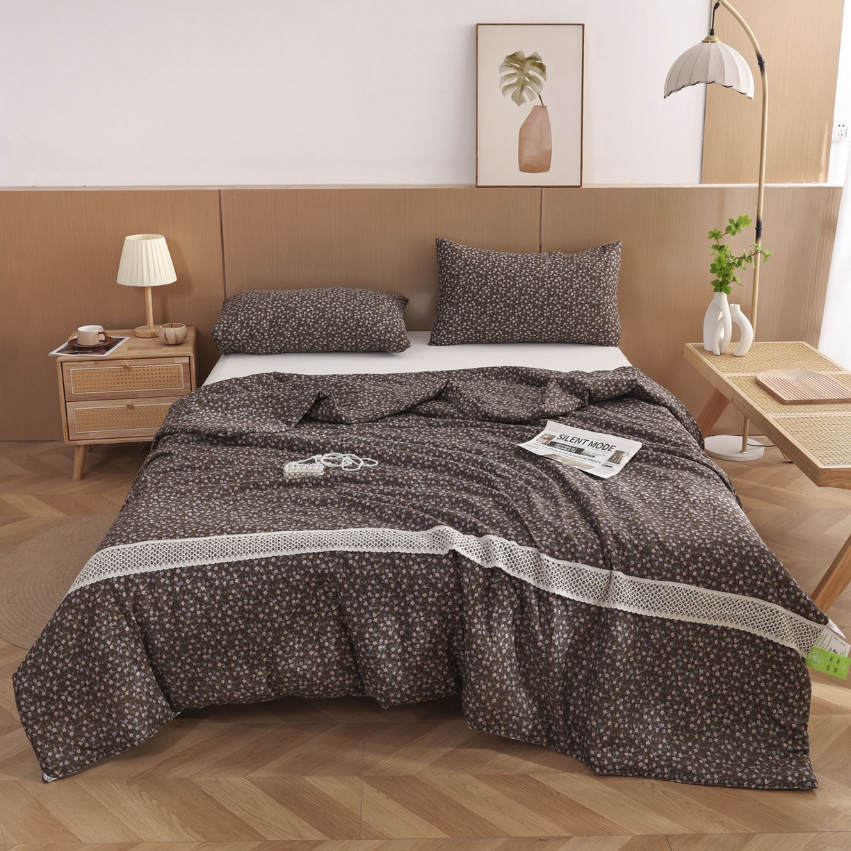 91家纺网 家纺一手货源 找家纺 （总）尊妙被业 2026新款全棉双层纱蚕蛹蛋白抗菌夏被被子被芯