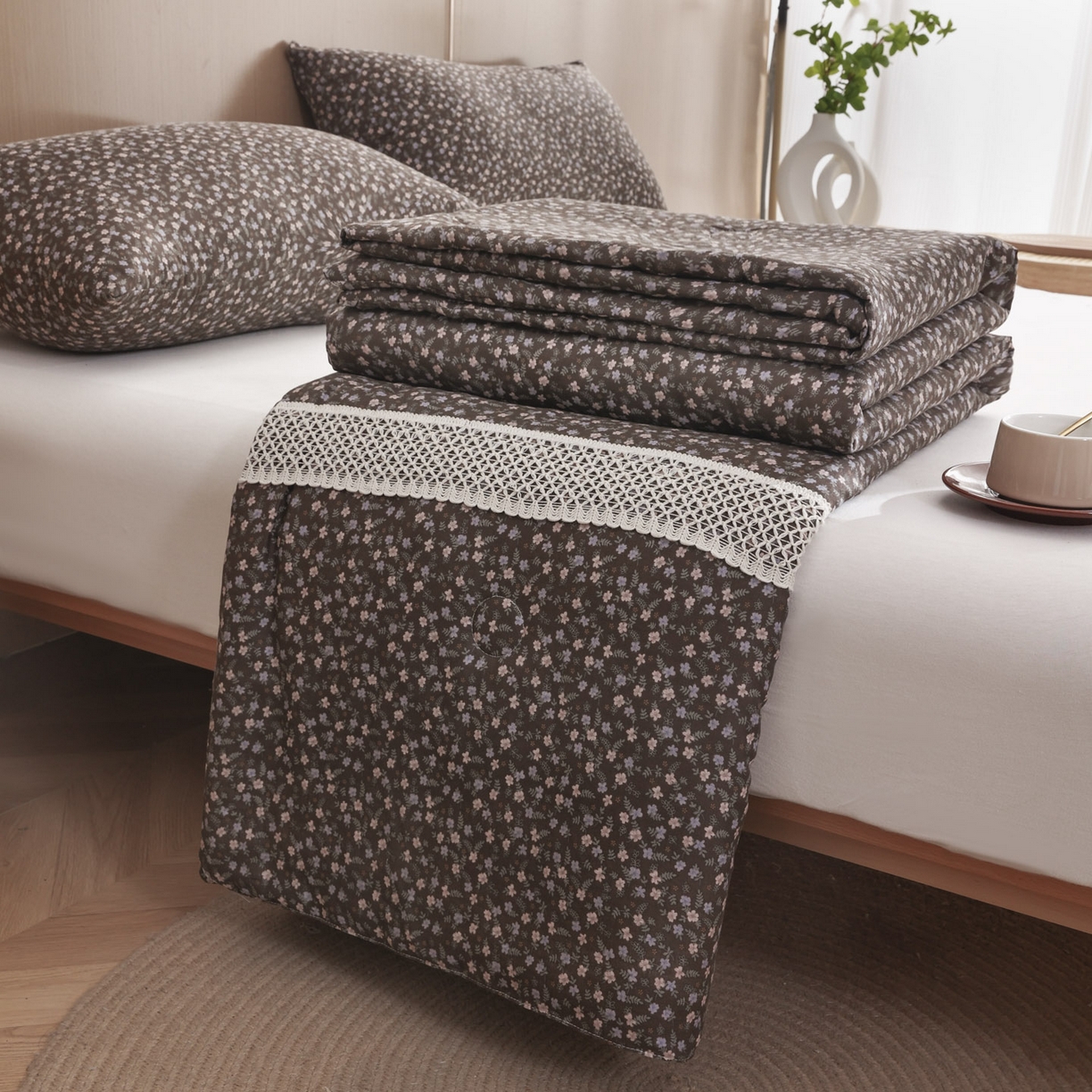 91家纺网 家纺一手货源 找家纺 （总）尊妙被业 2026新款全棉双层纱蚕蛹蛋白抗菌夏被被子被芯