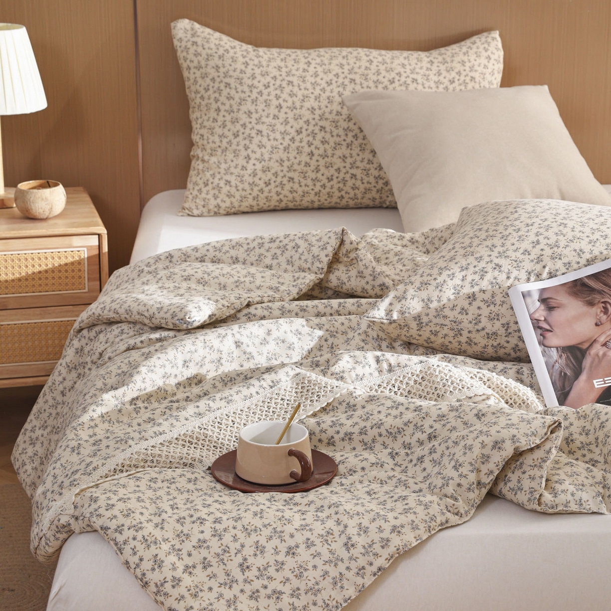 91家纺网 家纺一手货源 找家纺 尊妙被业 2026新款全棉双层纱蚕蛹蛋白抗菌夏被被子被芯 锦织-米