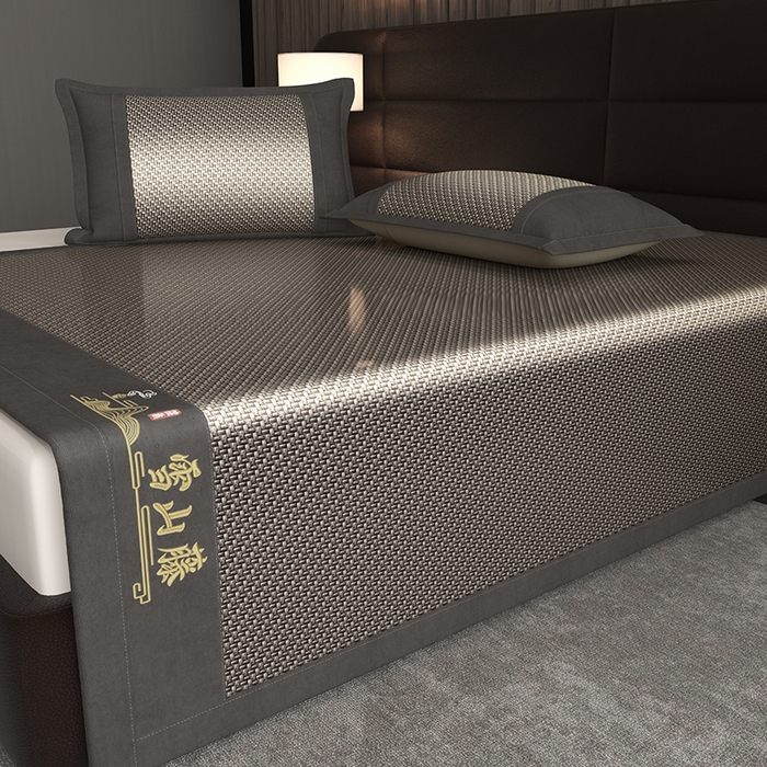 91家纺网 家纺一手货源 找家纺 （总）yyds网供 2026新款礼品团购PE雪藤席新中式冰藤席凉席空调席子-PE雪山藤