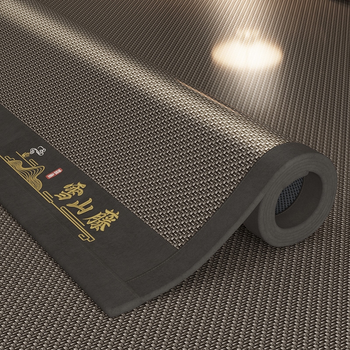 91家纺网 家纺一手货源 找家纺 yyds网供 2026新款礼品团购PE雪藤席新中式冰藤席凉席空调席子-PE雪山藤 PE雪藤-灰