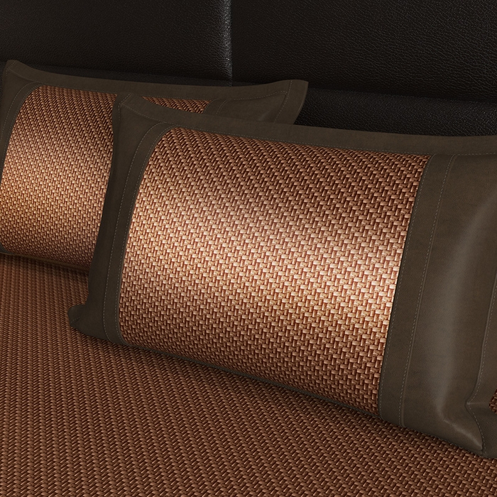 91家纺网 家纺一手货源 找家纺 yyds网供 2026新款礼品团购PE雪藤席新中式冰藤席凉席空调席子-PE雪山藤 PE雪藤-咖