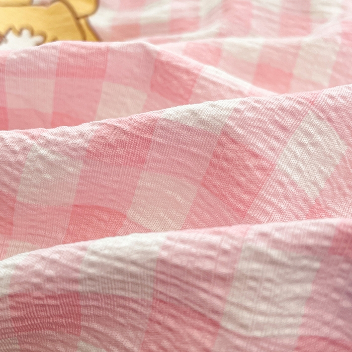 91家纺网 家纺一手货源 找家纺 梦卓家纺 2026新款超柔云感木棉双层纱四件套 美少女战士