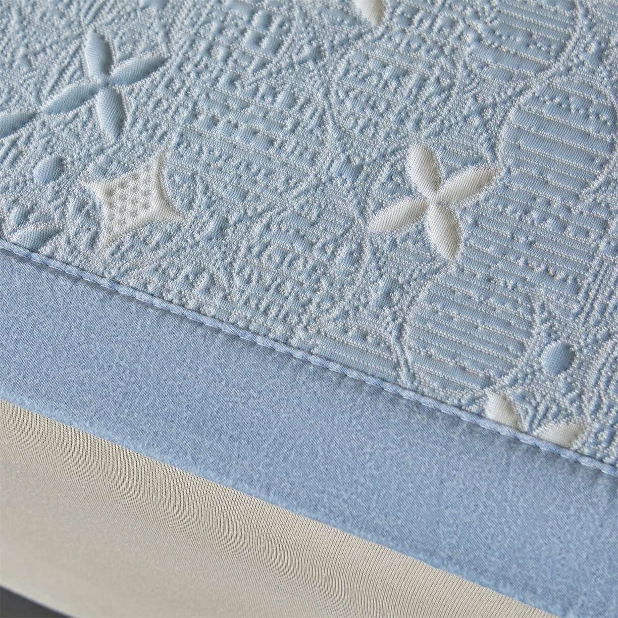 91家纺网 家纺一手货源 找家纺 （总）慕木家纺 2026新款冰豆豆满天星凉席床笠席子凉席