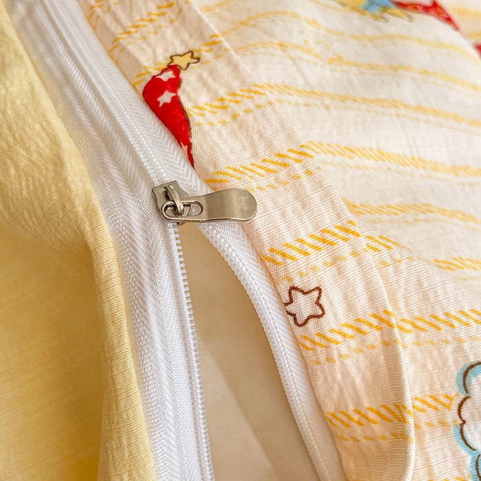 91家纺网 家纺一手货源 找家纺 梦卓家纺 2026新款超柔云感木棉双层纱四件套 星空仔