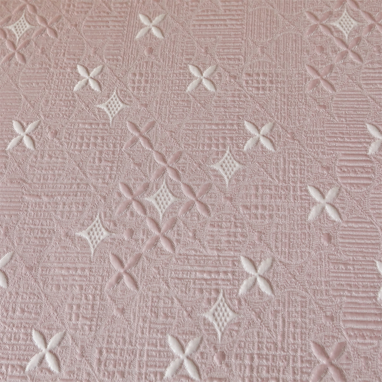 91家纺网 家纺一手货源 找家纺 慕木家纺 2026新款冰豆豆满天星凉席床笠席子凉席 床席款-满天星-粉