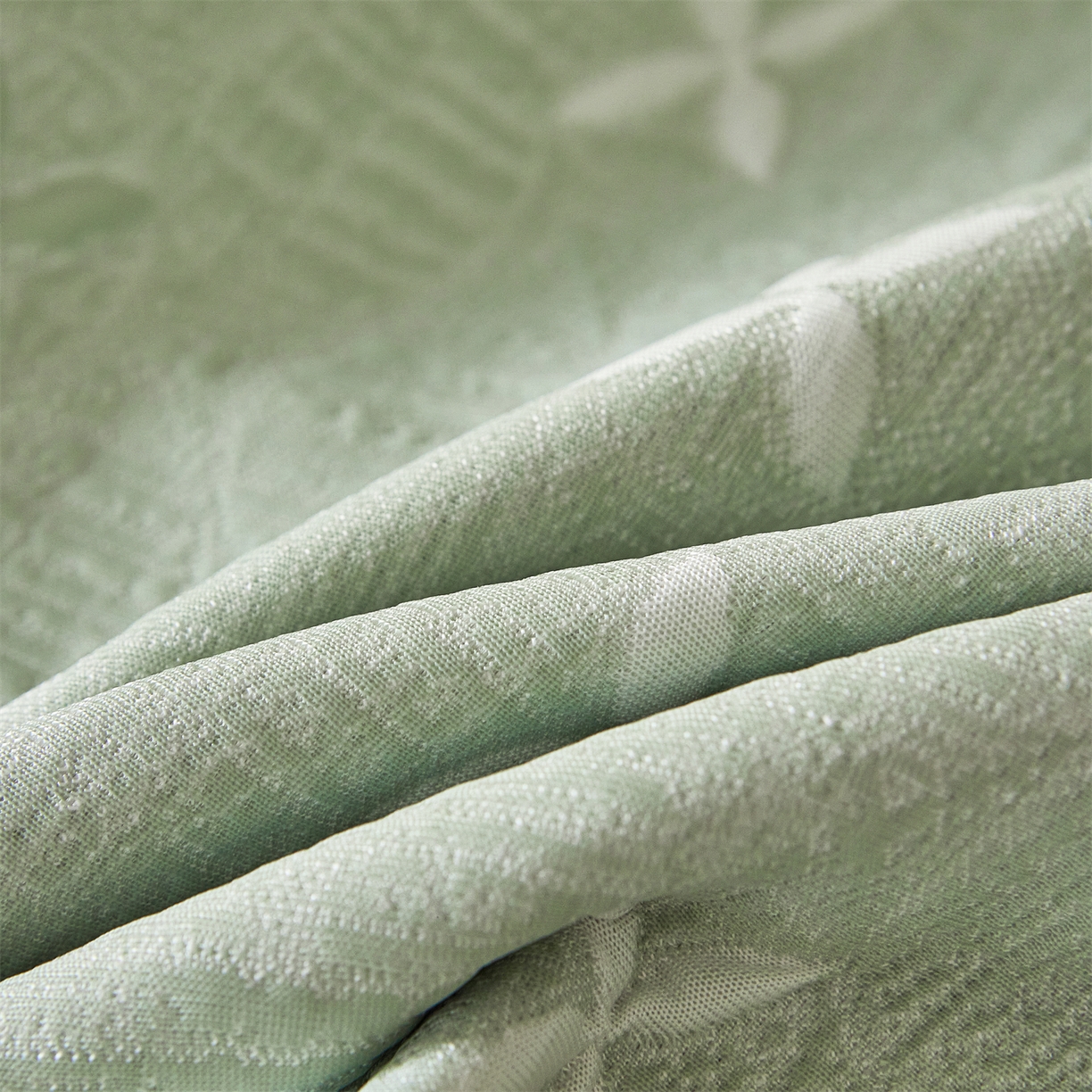 91家纺网 家纺一手货源 找家纺 慕木家纺 2026新款冰豆豆满天星凉席床笠席子凉席 床席款-满天星-绿