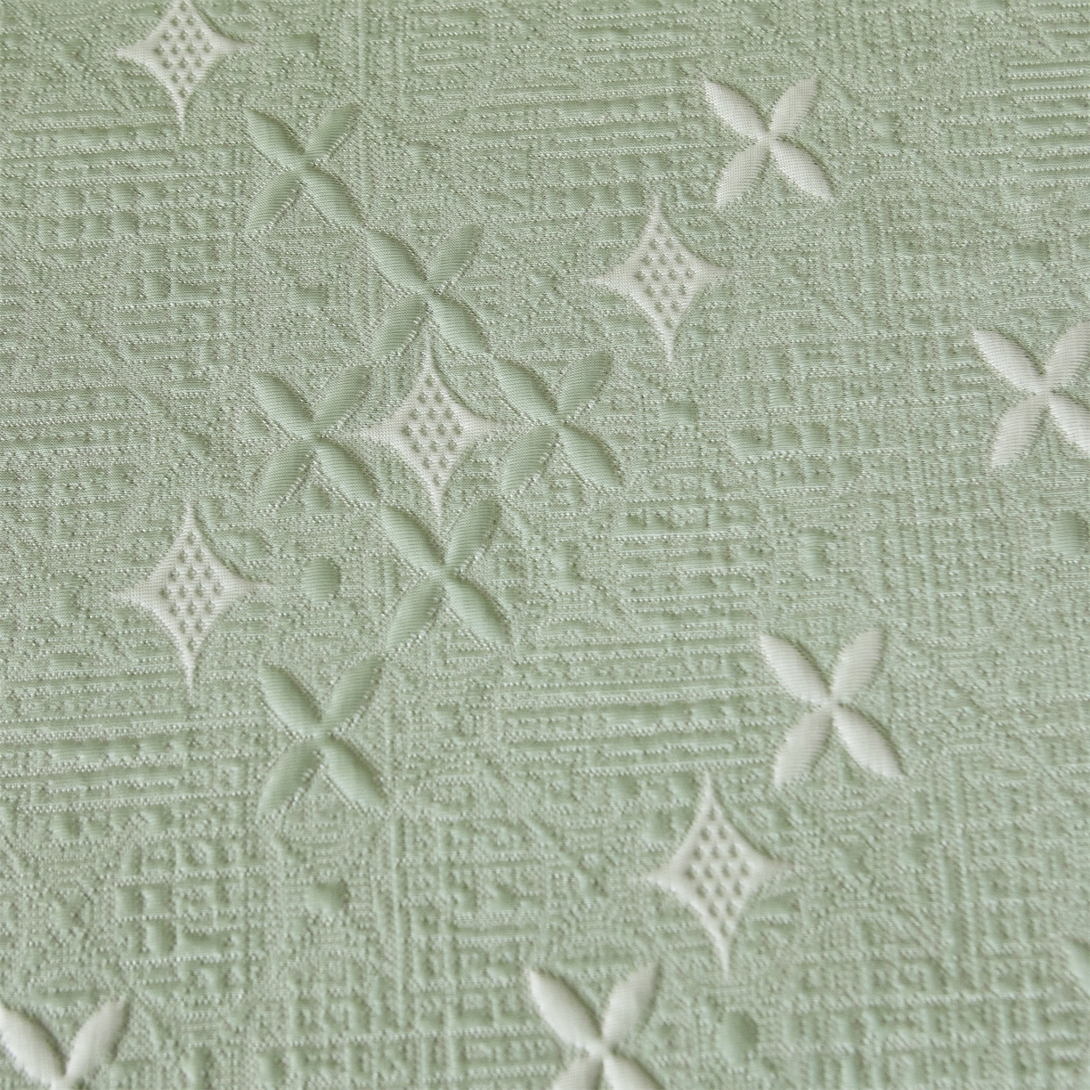 91家纺网 家纺一手货源 找家纺 慕木家纺 2026新款冰豆豆满天星凉席床笠席子凉席 床席款-满天星-绿