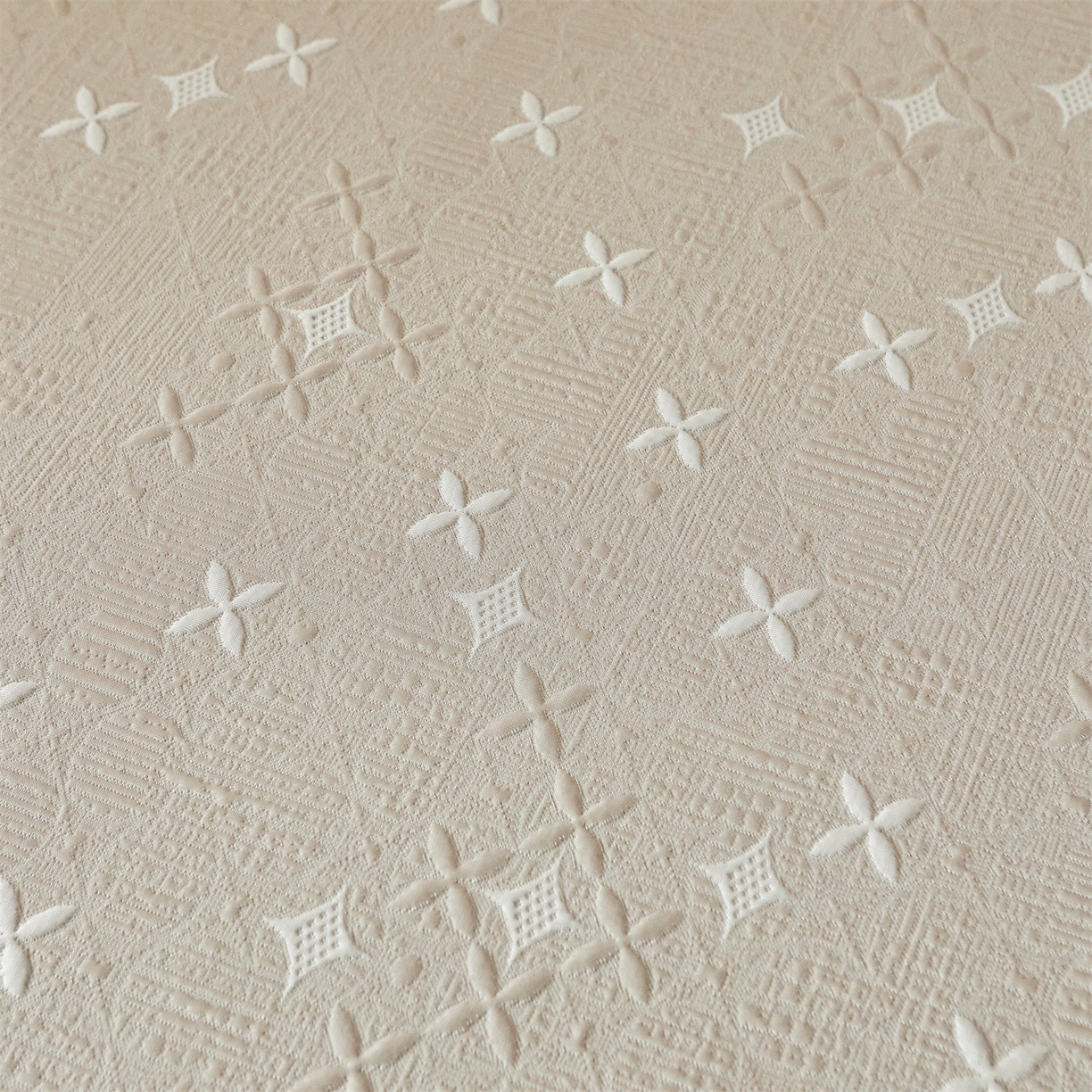 91家纺网 家纺一手货源 找家纺 慕木家纺 2026新款冰豆豆满天星凉席床笠席子凉席 床笠款-满天星-卡其