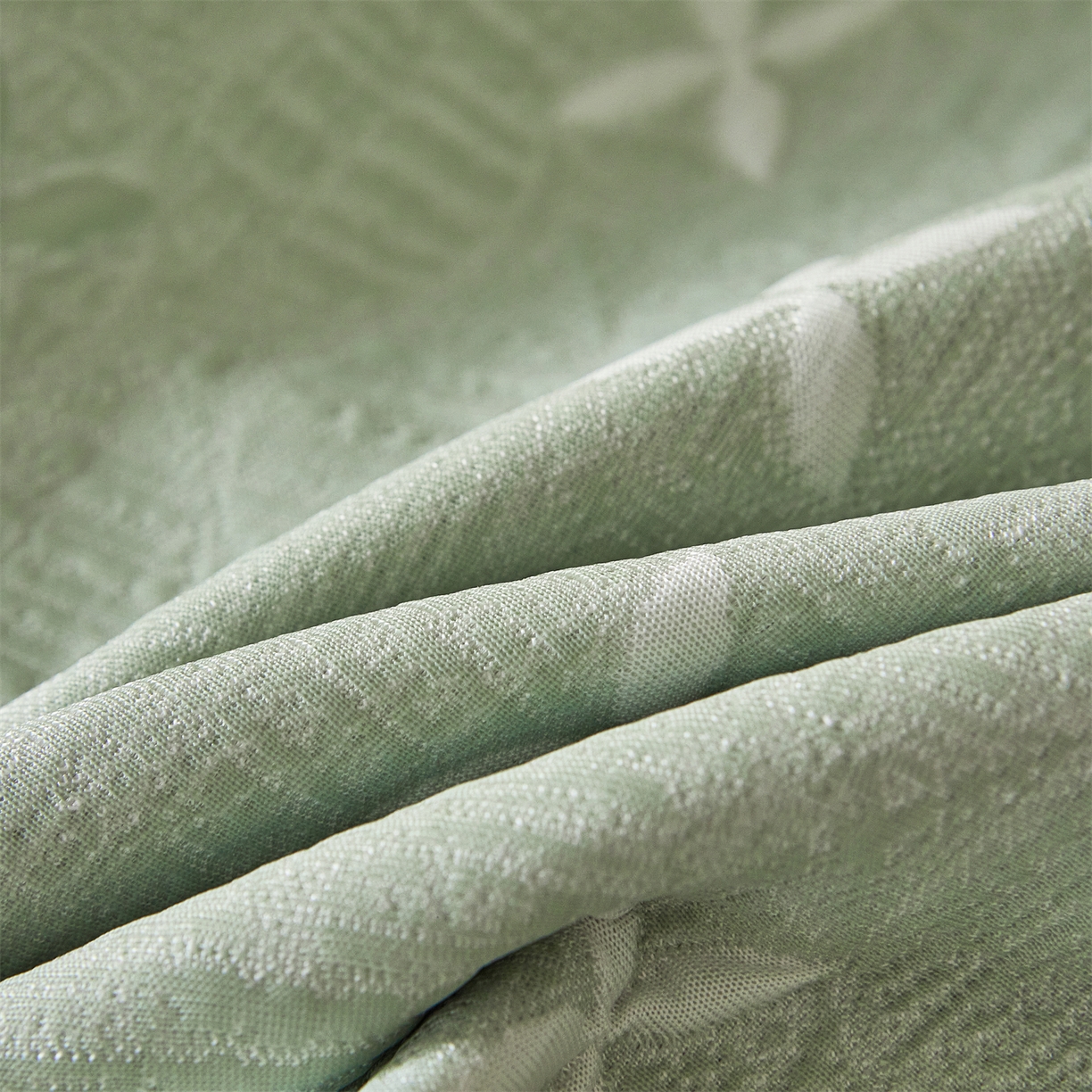 91家纺网 家纺一手货源 找家纺 慕木家纺 2026新款冰豆豆满天星凉席床笠席子凉席 床笠款-满天星-绿