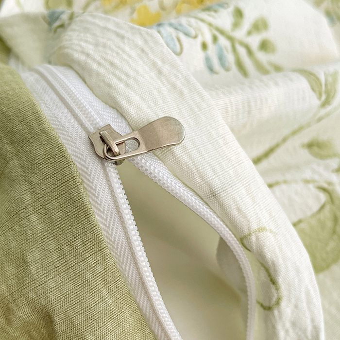 91家纺网 家纺一手货源 找家纺 梦卓家纺 2026新款云感木棉双层纱单品被套 青蔓