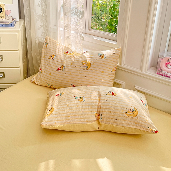 91家纺网 家纺一手货源 找家纺 梦卓家纺 2026新款云感木棉双层纱单品被套 星空仔