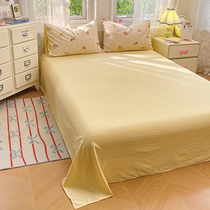 91家纺网 家纺一手货源 找家纺 梦卓家纺 2026新款云感木棉双层纱单品被套 星空仔