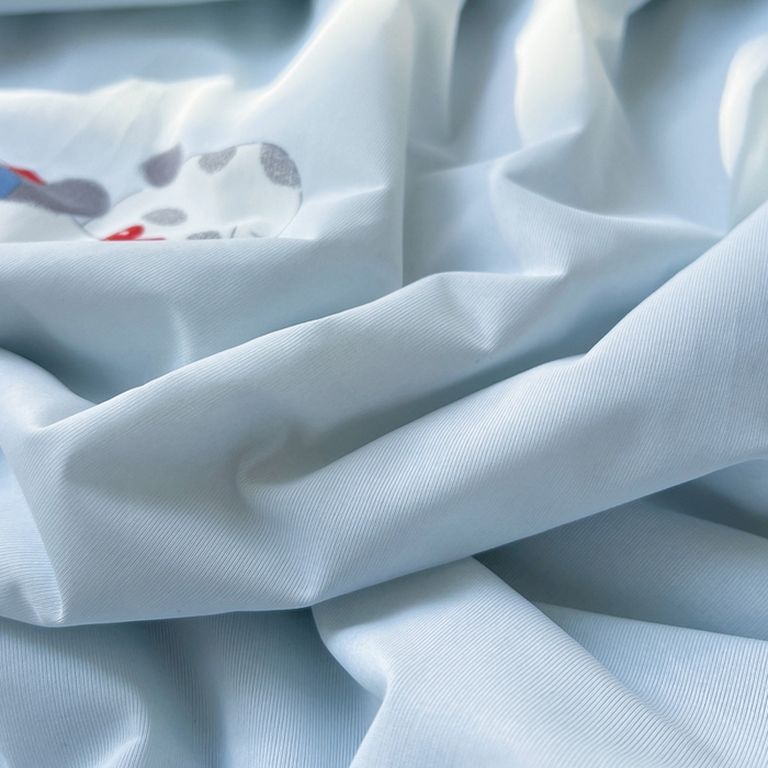 91家纺网 家纺一手货源 找家纺 卡普家居 2026新款A类锦氨凉感印花夏被床盖床单款四件套 帕恰狗