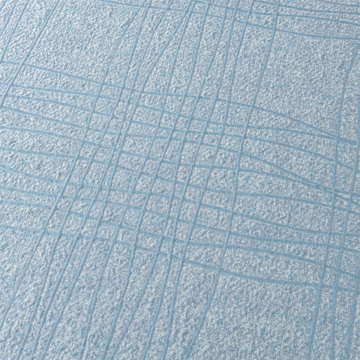 91家纺网 家纺一手货源 找家纺 慕木家纺 2026新款满天星系列冰豆豆凉席(三明治复合)乙纶面料 罗马曲线-蓝