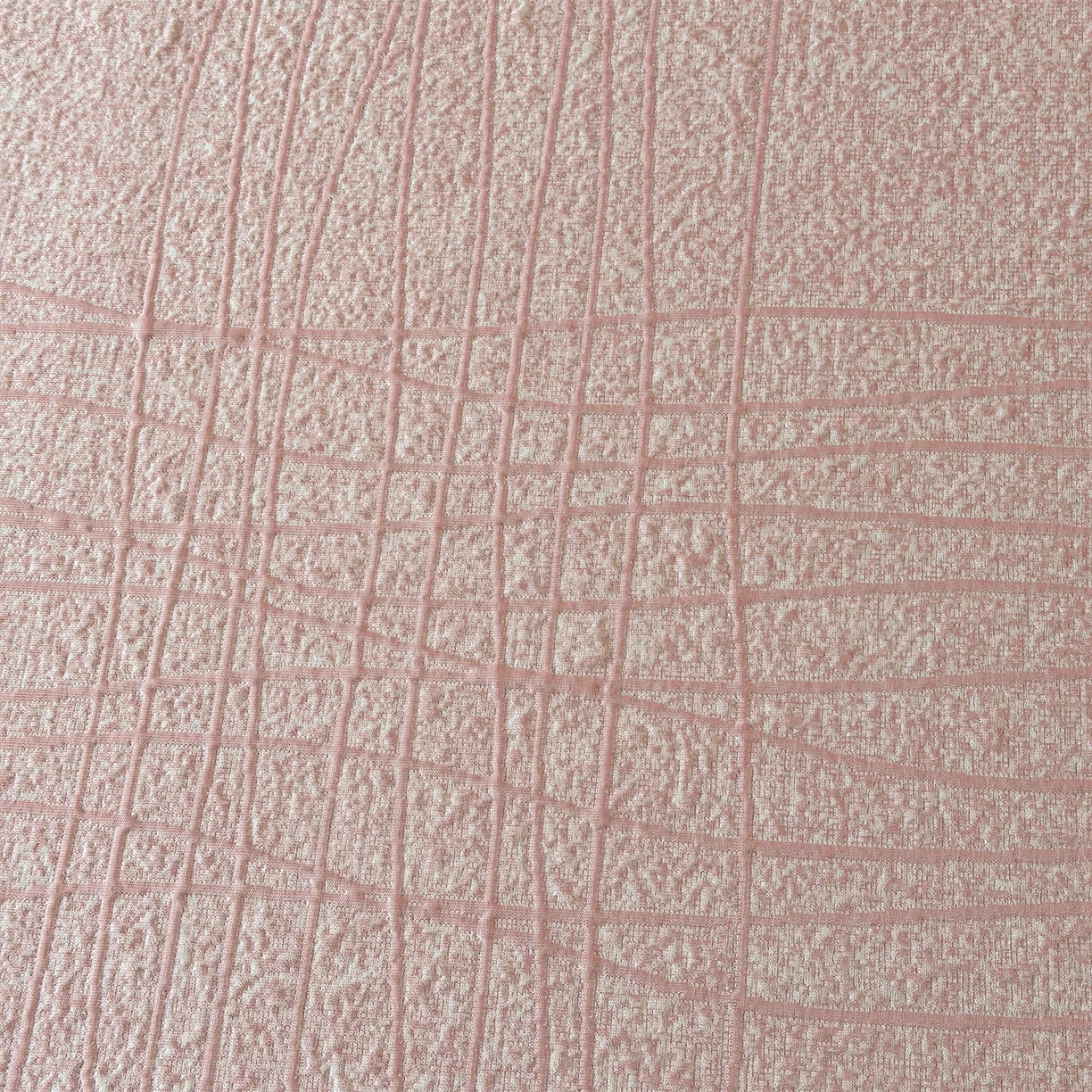 91家纺网 家纺一手货源 找家纺 慕木家纺 2026新款满天星系列冰豆豆凉席(三明治复合)乙纶面料 罗马曲线-粉