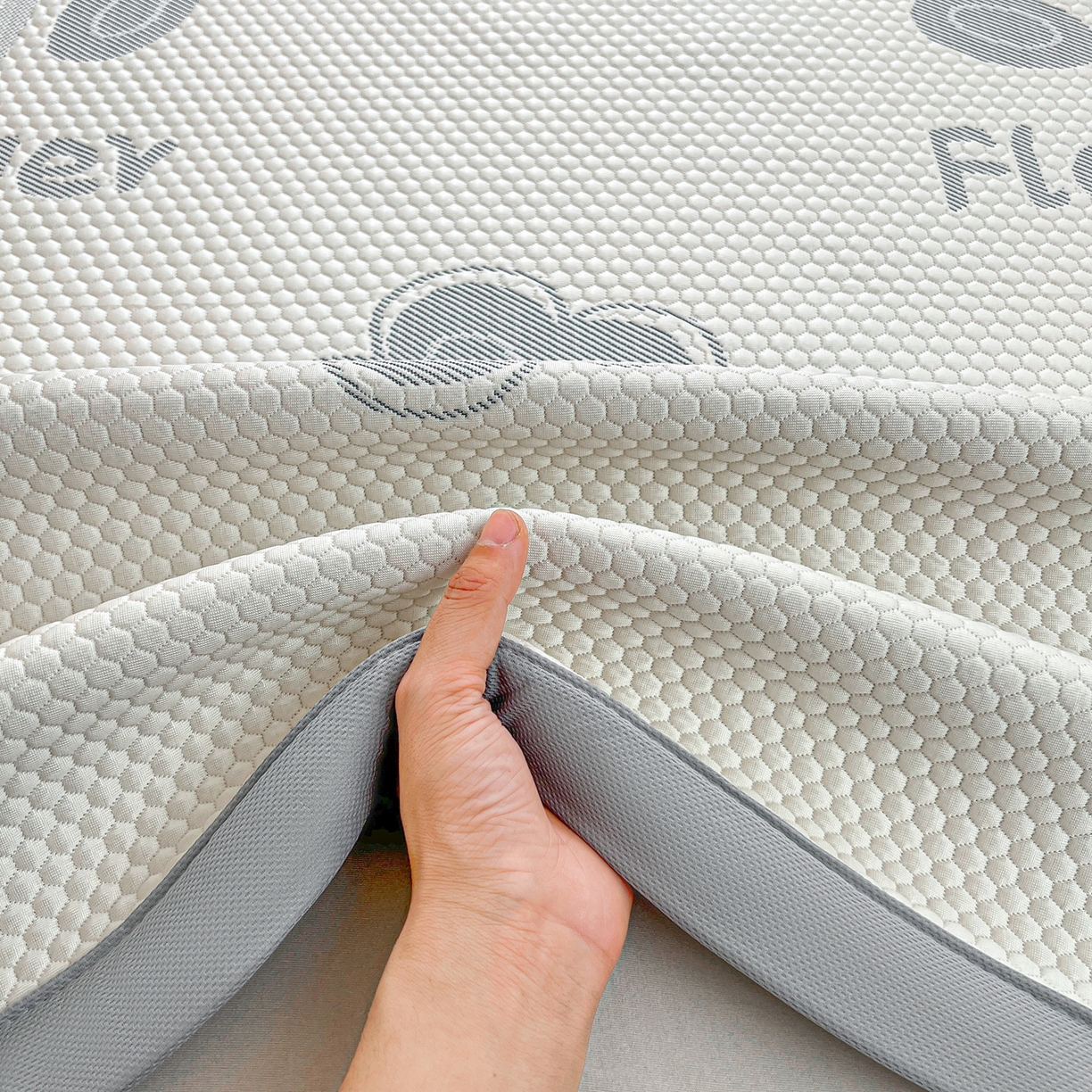 91家纺网 家纺一手货源 找家纺 （总）爱思凯家纺 2026新款A类凉感冰豆豆宿舍凉席席子凉席-灵萌-成人款