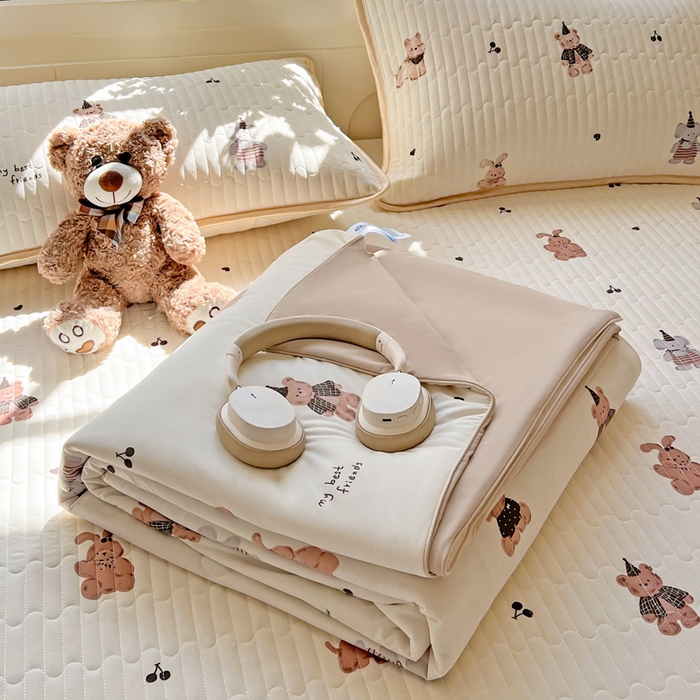 91家纺网 家纺一手货源 找家纺 （总）卡普家居 2026新款A类锦氨凉感印花夏被