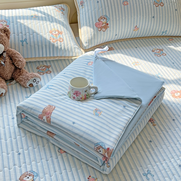 91家纺网 家纺一手货源 找家纺 （总）卡普家居 2026新款A类锦氨凉感印花夏被