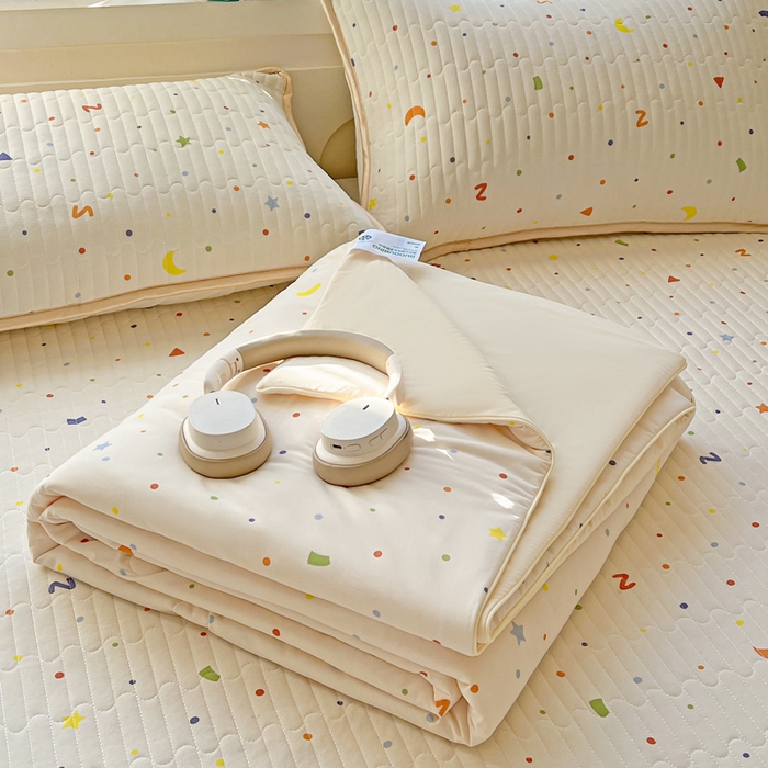 卡普家居 2026新款A类锦氨凉感印花夏被 幻彩星月