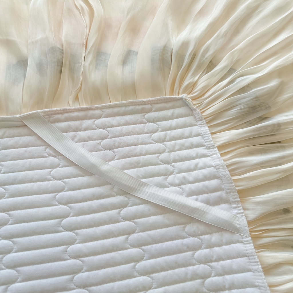 91家纺网 家纺一手货源 找家纺 恋尚 2026春夏新款全棉纯棉印花床裙四件套 床裙四件控价270起 巴黎清梦