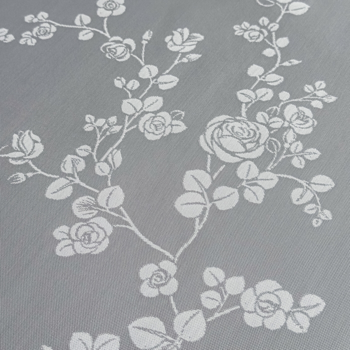 91家纺网 家纺一手货源 找家纺 家之硕家纺 2026春夏新款凉感提花床裙款凉席席子 蔷薇玫瑰--深灰