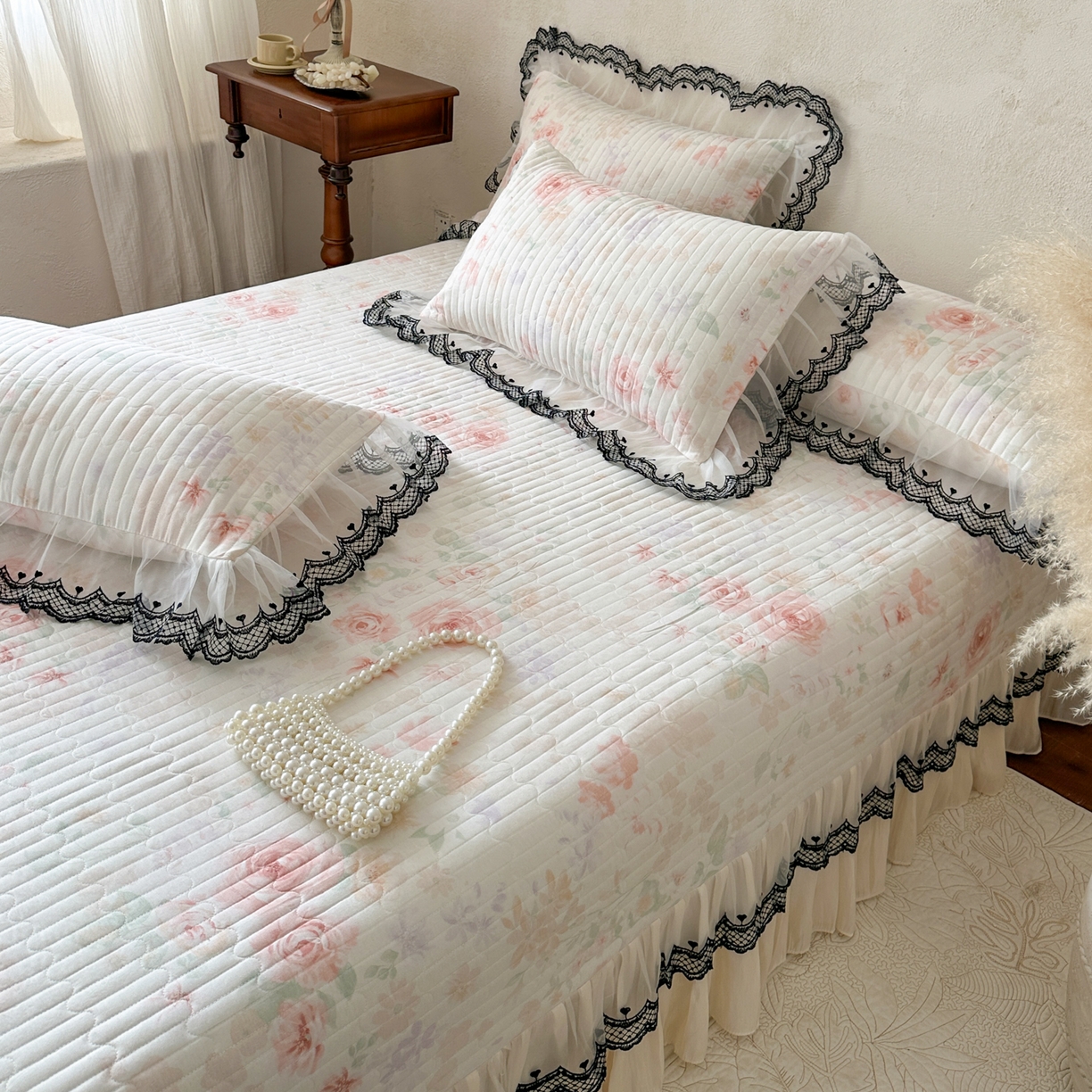 91家纺网 家纺一手货源 找家纺 （总）恋尚 2026春夏新款全棉纯棉印花单床盖床盖单件床盖控价140起床盖三件控价175起