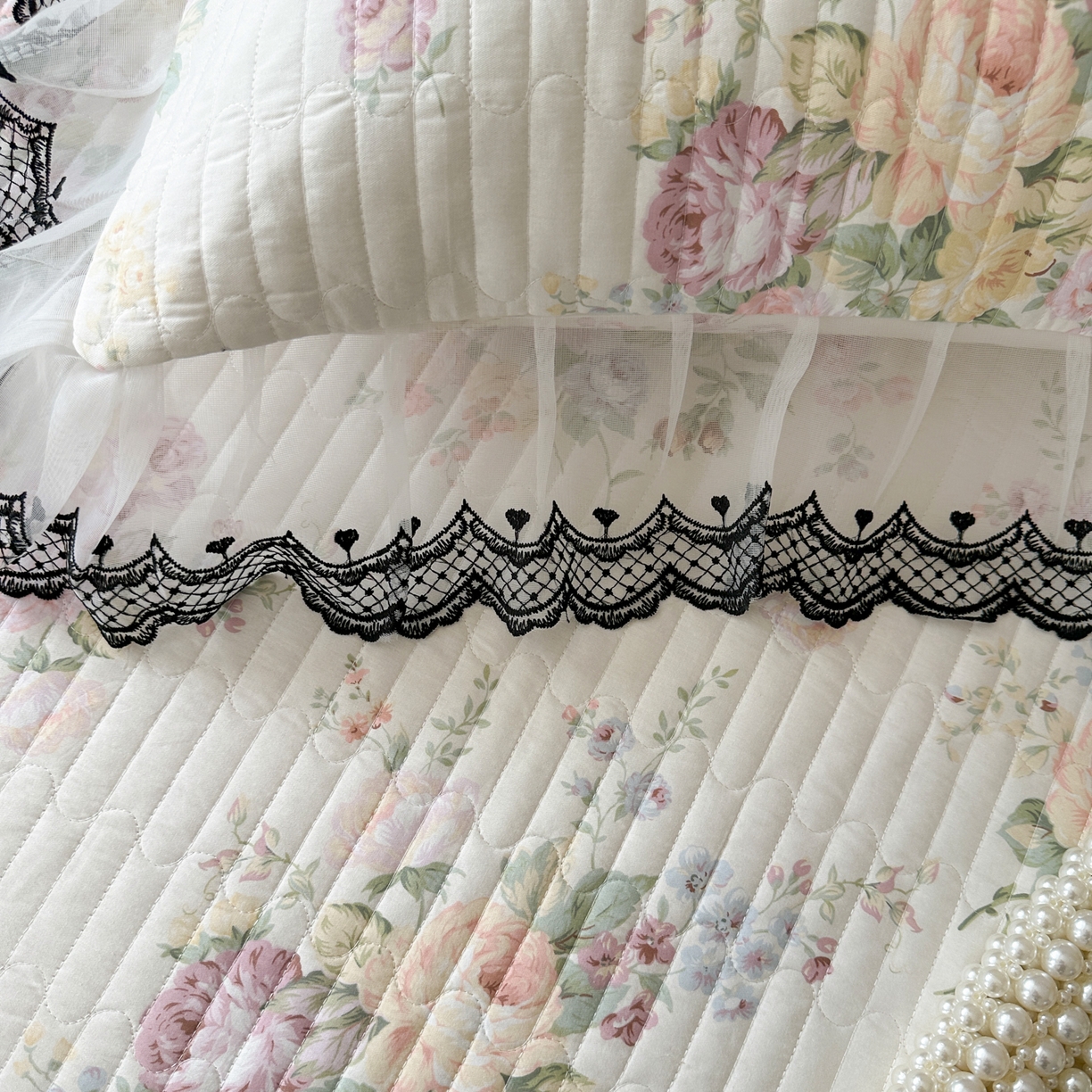 91家纺网 家纺一手货源 找家纺 恋尚 2026春夏新款全棉纯棉印花单床盖床盖单件床盖控价140起床盖三件控价175起 春薇花信