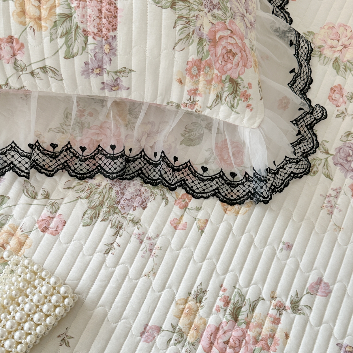 91家纺网 家纺一手货源 找家纺 恋尚 2026春夏新款全棉纯棉印花单床盖床盖单件床盖控价140起床盖三件控价175起 繁花香颂