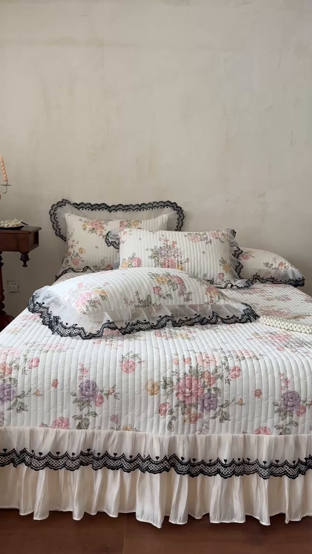 91家纺网 家纺一手货源 找家纺 恋尚 2026春夏新款全棉纯棉印花单床盖床盖单件床盖控价140起床盖三件控价175起 繁花香颂