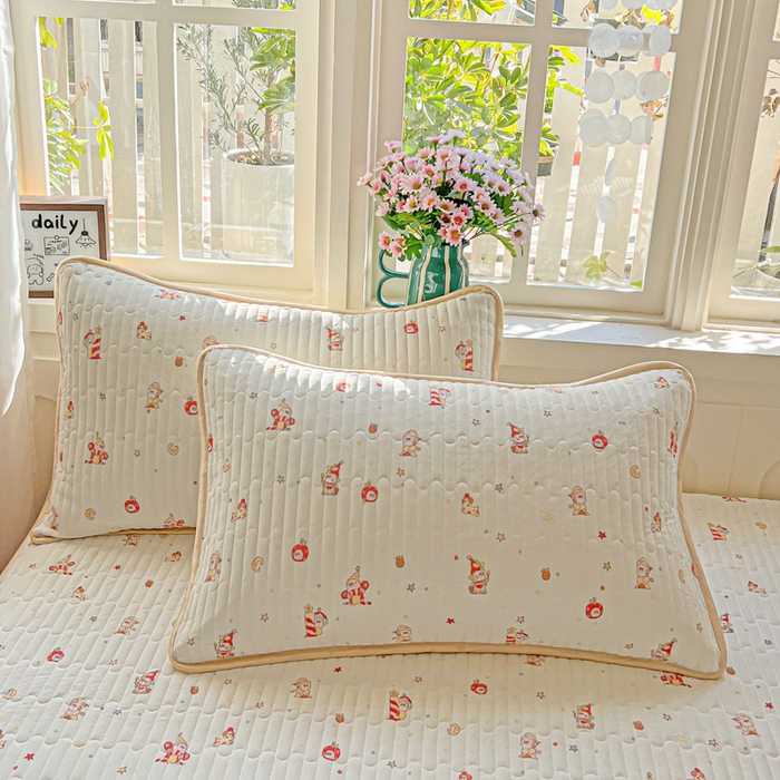 91家纺网 家纺一手货源 找家纺 卡普家居 2026新款A类锦氨凉感印花单床盖凉席 星星人