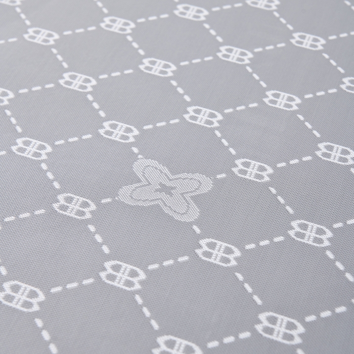 91家纺网 家纺一手货源 找家纺 小牛席业 2026春夏新款轻奢菱格提花冰丝席凉席席子空调软席 灰色