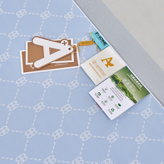 91家纺网 家纺一手货源 找家纺 小牛席业 2026春夏新款轻奢菱格提花冰丝席凉席席子空调软席 蓝色