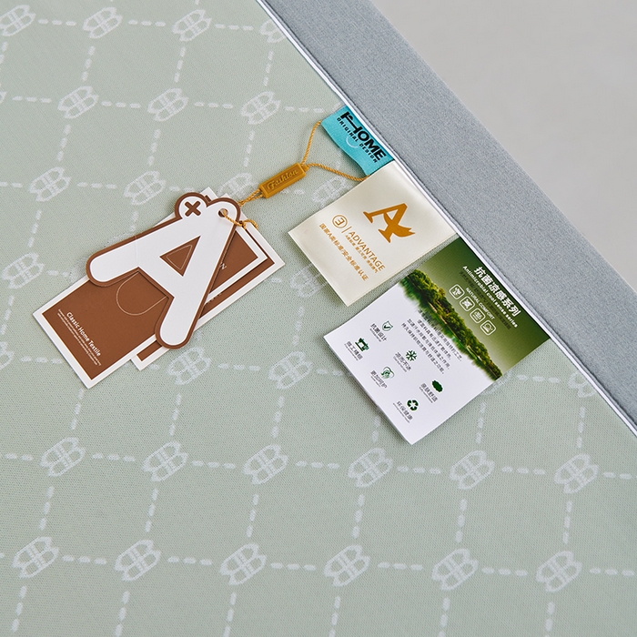 91家纺网 家纺一手货源 找家纺 小牛席业 2026春夏新款轻奢菱格提花冰丝席凉席席子空调软席 抹茶