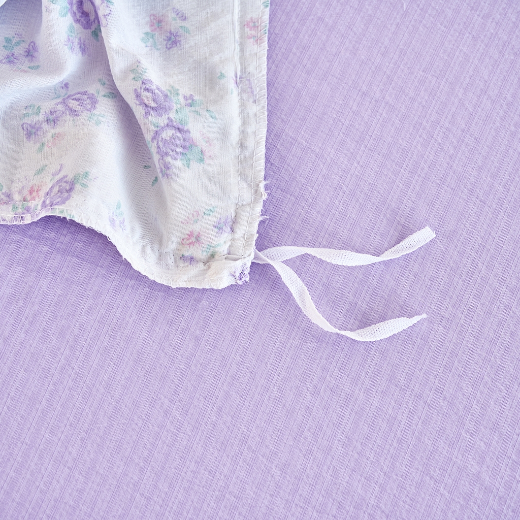 91家纺网 家纺一手货源 找家纺 钰锦珀家纺 2026春夏新款云感皱皱纱镂空花边三件套四件套 春晓