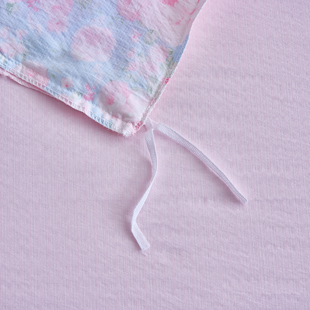 91家纺网 家纺一手货源 找家纺 钰锦珀家纺 2026春夏新款云感皱皱纱镂空花边三件套四件套 悠野