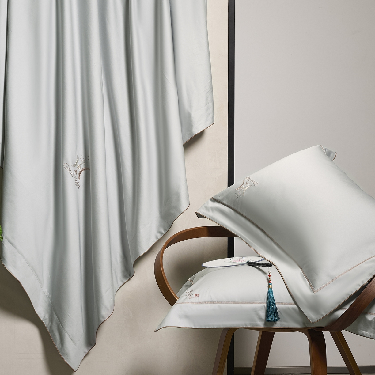 91家纺网 家纺一手货源 找家纺 （总）玖玖爱家纺 2026新款奢织黄金长绒棉四件套晚安好梦系列