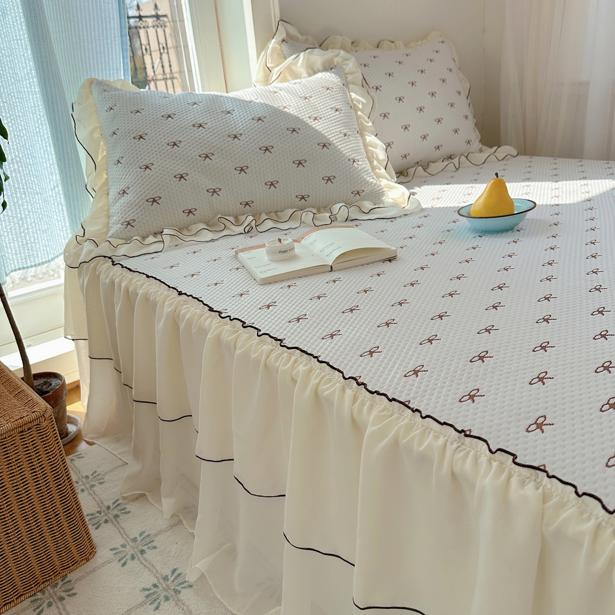 91家纺网 家纺一手货源 找家纺 （总）山茶家居-原创设计（原山茶家纺） 2026新款pe果冻提花席凉席-芭蕾结语