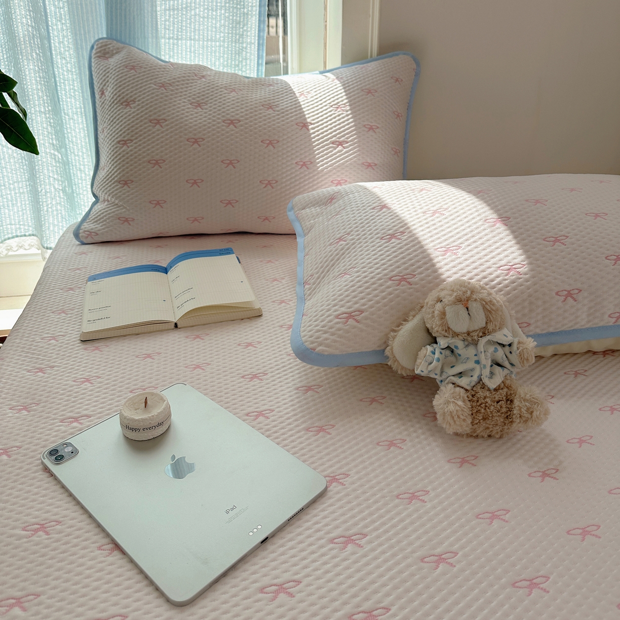 91家纺网 家纺一手货源 找家纺 山茶家居-原创设计（原山茶家纺） 2026新款pe果冻提花席凉席-芭蕾结语 芭蕾结语-粉-平铺款