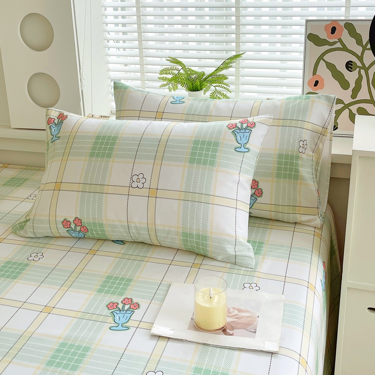 91家纺网 家纺一手货源 找家纺 （总）春皖家纺 2026新款全棉老粗布普通款单枕套枕套单件