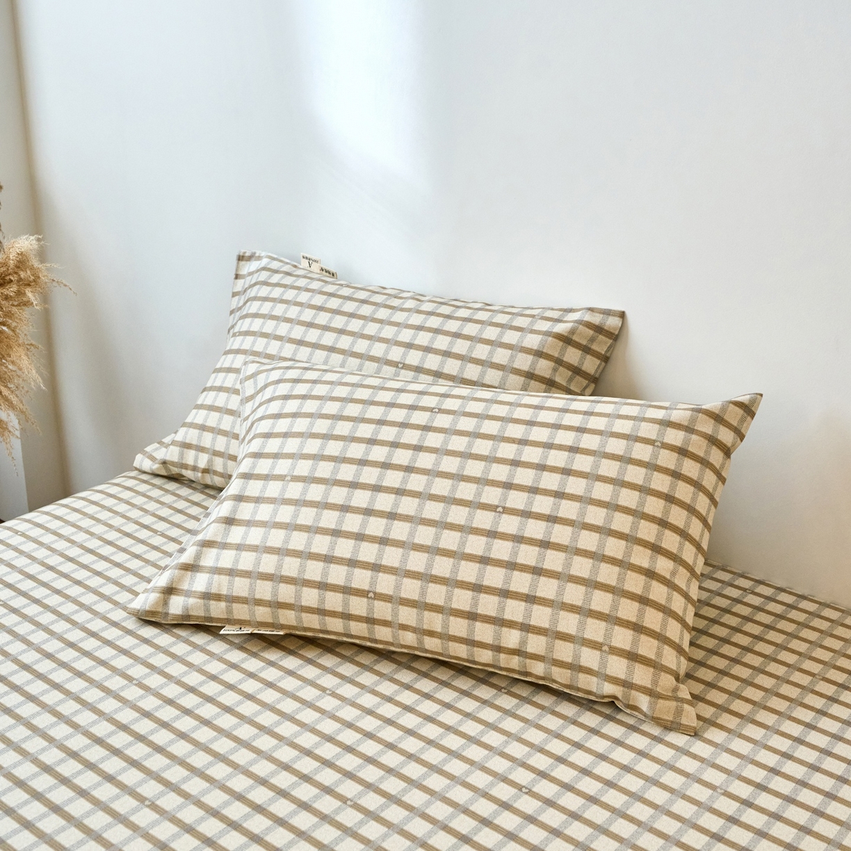 91家纺网 家纺一手货源 找家纺 （总）春皖家纺 2026新款全棉老粗布普通款单枕套枕套单件