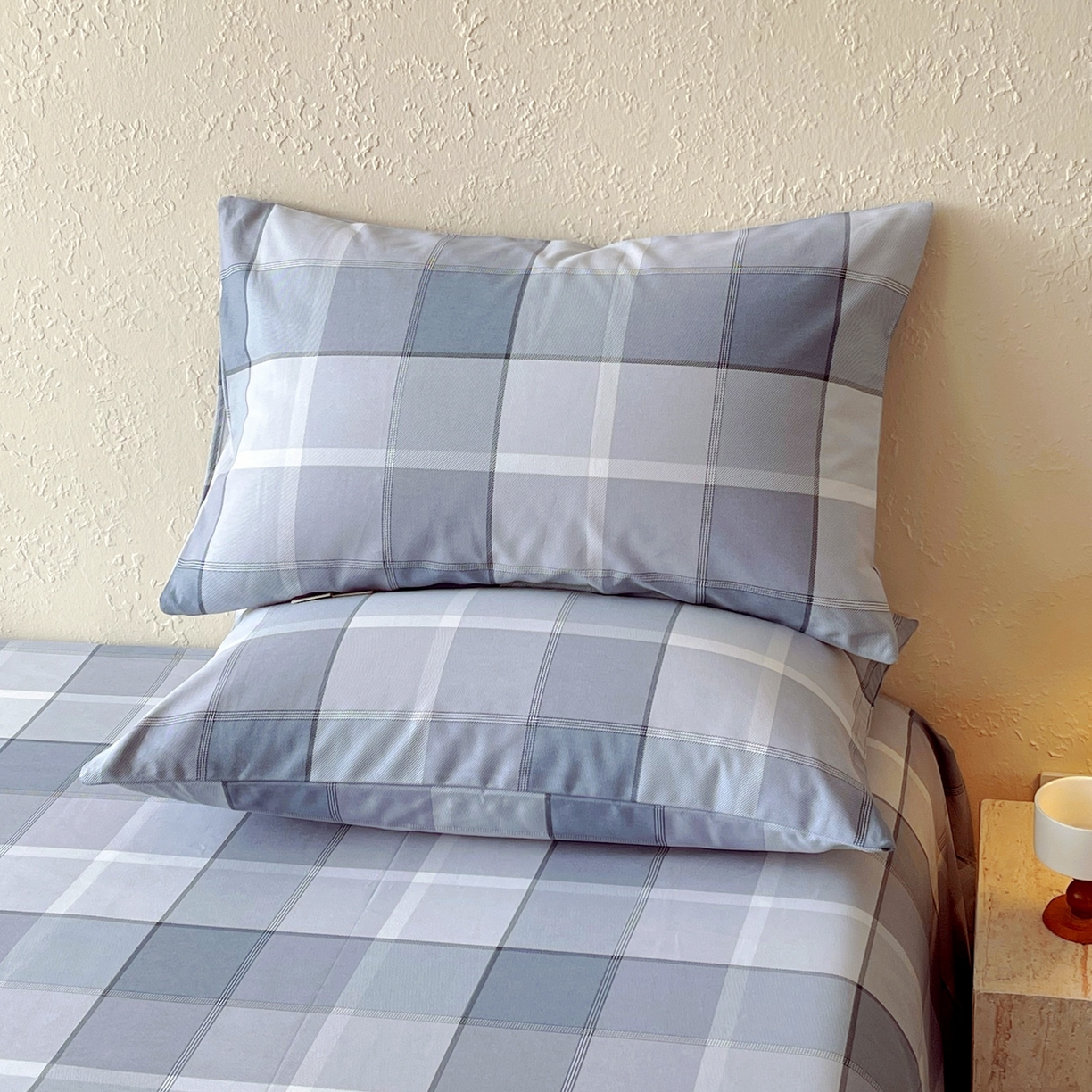 91家纺网 家纺一手货源 找家纺 （总）春皖家纺 2026新款全棉老粗布普通款单枕套枕套单件