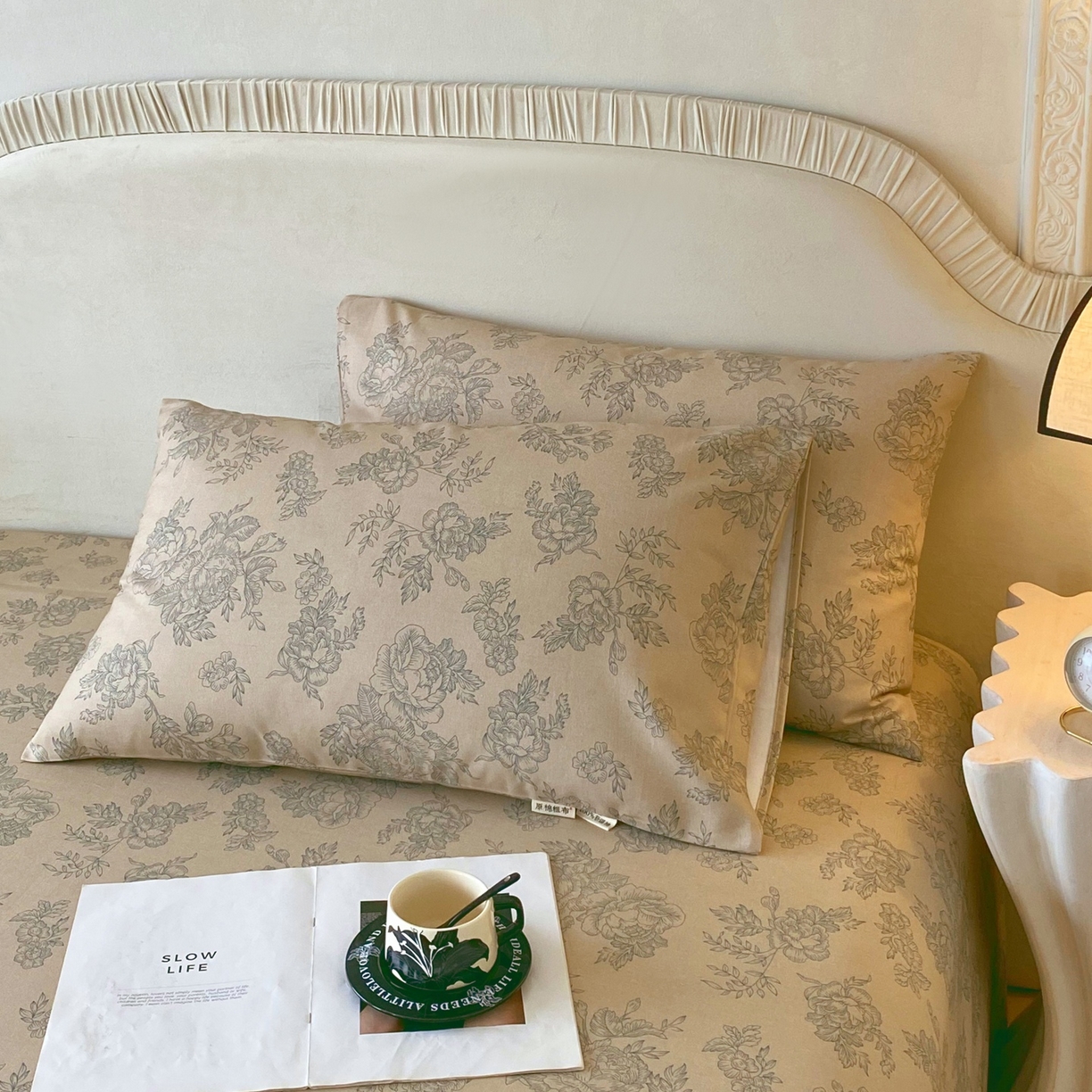 91家纺网 家纺一手货源 找家纺 （总）春皖家纺 2026新款全棉老粗布普通款单枕套枕套单件