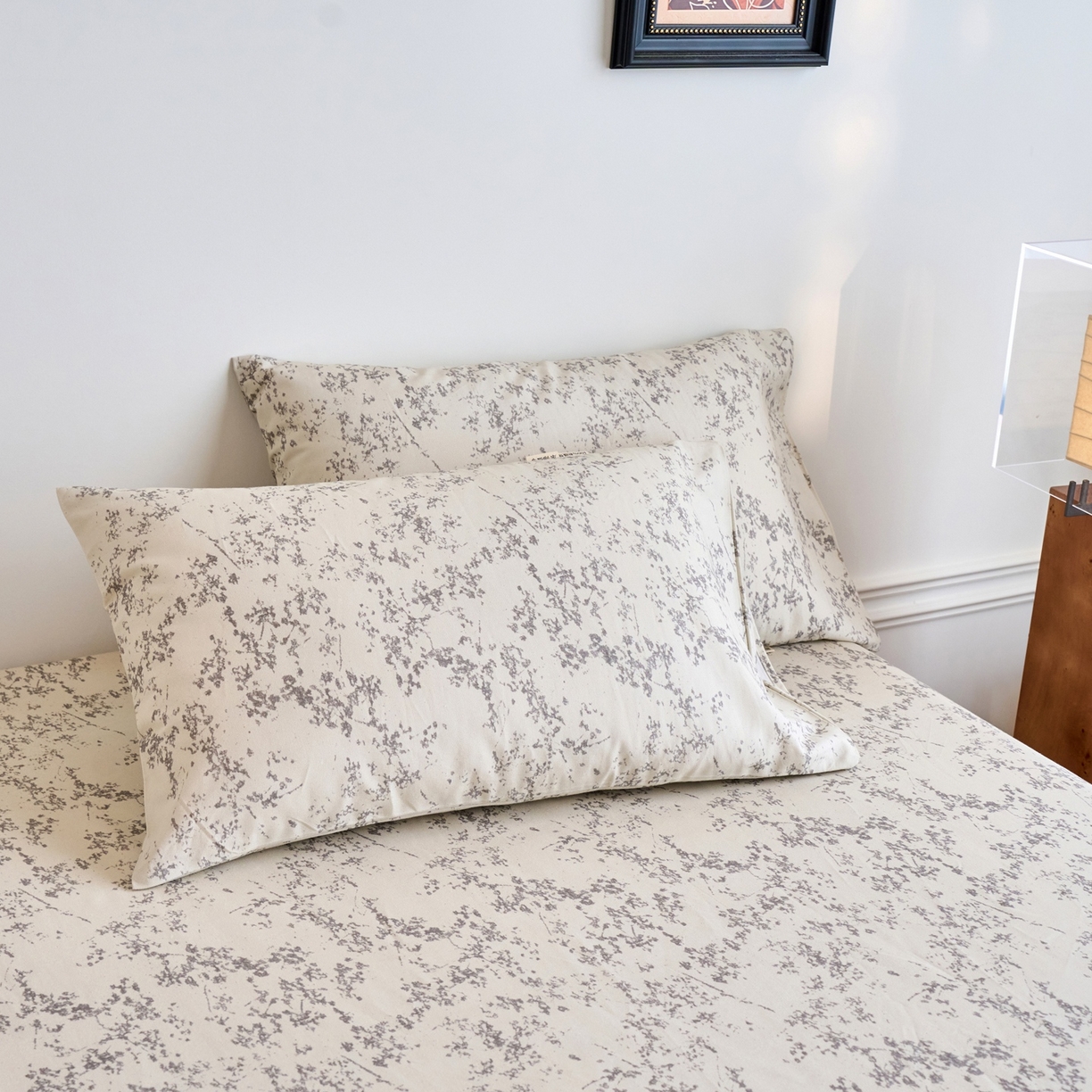 91家纺网 家纺一手货源 找家纺 （总）春皖家纺 2026新款全棉老粗布普通款单枕套枕套单件