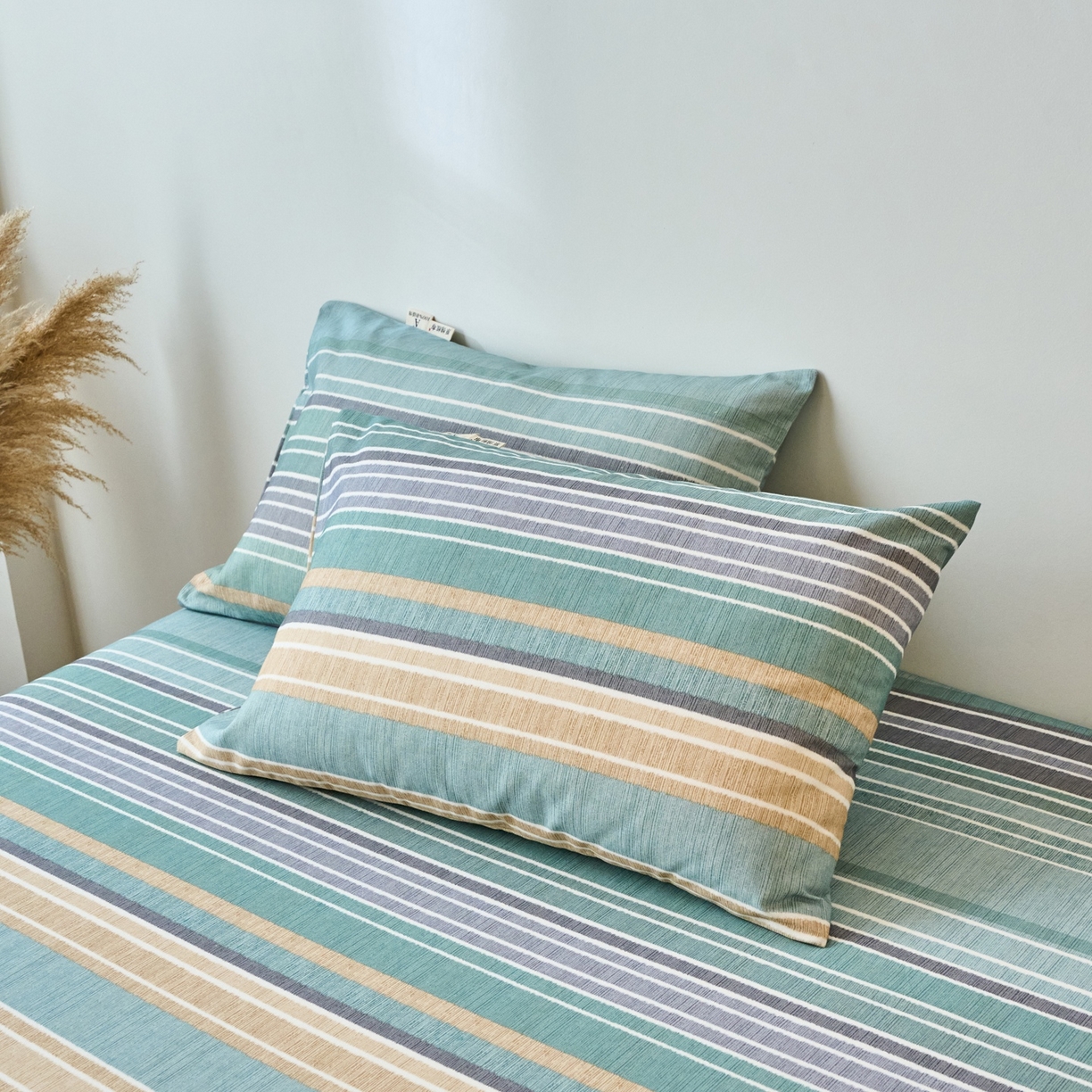 91家纺网 家纺一手货源 找家纺 （总）春皖家纺 2026新款全棉老粗布普通款单枕套枕套单件